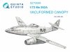 Quinta Studio QC72049 Me-262A vacuumed clear canopy (Airfix) 1/72